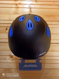 PRILBA ALPINA BLACK-BLUE 61-64CM